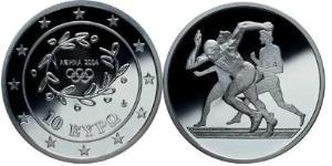 10 Euro Republica Helenica (1974 - ) Plata 