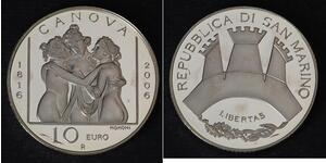 10 Euro San Marino (301 - ) Plata 