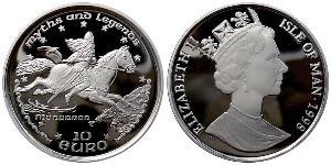 10 Euro Île de Man Platine Elizabeth II (1926-2022)