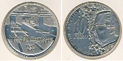 10 Euro Belgien Silber 