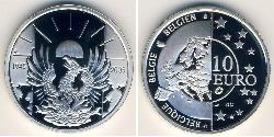 10 Euro Belgien Silber 