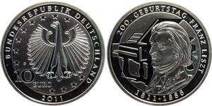 10 Euro Bundesrepublik Deutschland  (1990 - ) Silber 