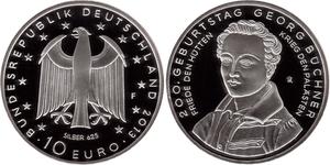 10 Euro Bundesrepublik Deutschland  (1990 - ) Silber 