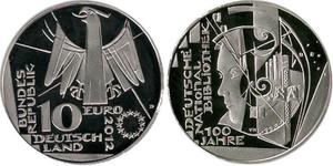 10 Euro Bundesrepublik Deutschland  (1990 - ) Silber 