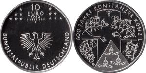 10 Euro Bundesrepublik Deutschland  (1990 - ) Silber 