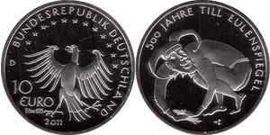 10 Euro Bundesrepublik Deutschland  (1990 - ) Silber 