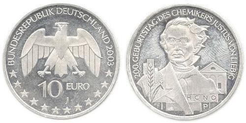 10 Euro Bundesrepublik Deutschland  (1990 - ) Silber 