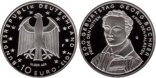 10 Euro Bundesrepublik Deutschland  (1990 - ) Silber 