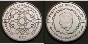 10 Euro Niederlande Silber 