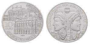 10 Euro Republik Österreich (1955 - ) Silber 