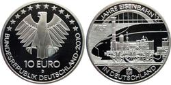 10 Euro Federal Republic of Germany (1990 - ) Silver 
