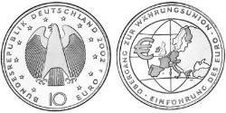 10 Euro Federal Republic of Germany (1990 - ) Silver 