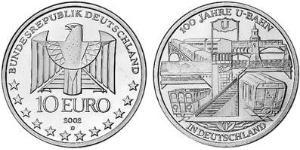 10 Euro Federal Republic of Germany (1990 - ) Silver 