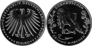 10 Euro Federal Republic of Germany (1990 - ) Silver 