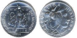 10 Euro Italy Silver 