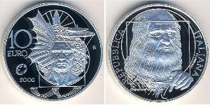 10 Euro Italy Silver 
