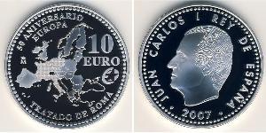 10 Euro Kingdom of Spain (1976 - ) Silver 