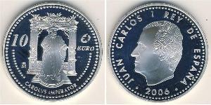 10 Euro Kingdom of Spain (1976 - ) Silver 