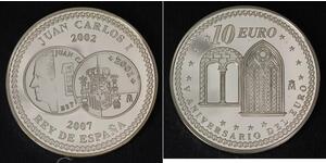 10 Euro Kingdom of Spain (1976 - ) Silver Juan Carlos I of Spain (1938 - )