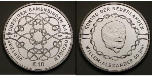 10 Euro Netherlands Silver 