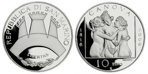10 Euro San Marino (301 - ) Silver 
