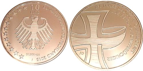 10 Euro 德国 銀 