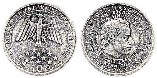 10 Euro 德国 銀 