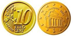 10 Eurocent San Marino (301 - ) Tin/Aluminium/Copper/Zinc 