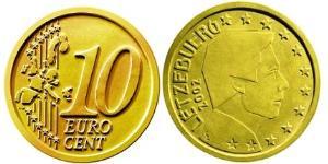 10 Eurocent Luxembourg (pays) Tin/Aluminium/Cuivre/Zinc 
