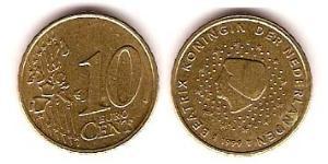 10 Eurocent Königreich der Niederlande (1815 - ) Tin/Aluminium/Kupfer/Zink 