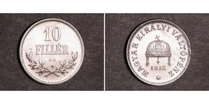 10 Filler Hongrie (1989 - ) Argent 