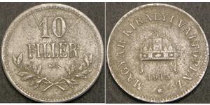10 Filler Hongrie (1989 - ) Argent 