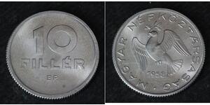 10 Filler Ungheria Rame 