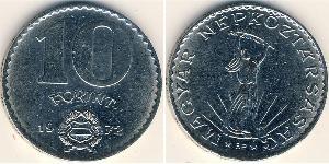 10 Forint Hongrie (1989 - ) Nickel 