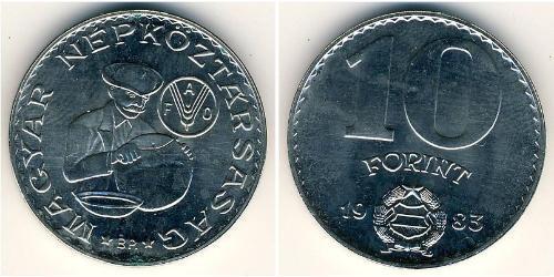 10 Forint Hongrie (1989 - ) Nickel 