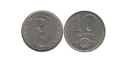 10 Forint Ungarn (1989 - ) Nickel 
