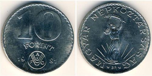 10 Forint Ungarn (1989 - ) Nickel 