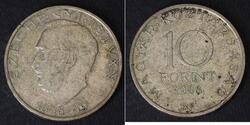 10 Forint Hungary Silver 