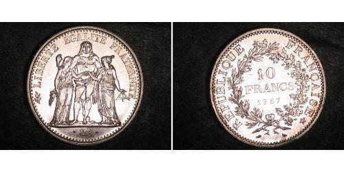 10 Franc Cinquième République (1958 - ) Argent 