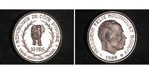 10 Franc Cote dIvoire (1958 - ) Argent 