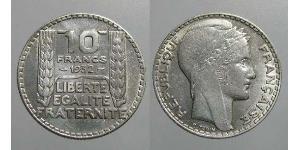 10 Franc Troisième République (1870-1940)  Argent 