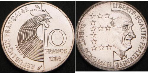 10 Franc Francia Argento 