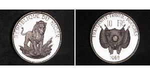 10 Franc Niger (1960 - ) Argento 