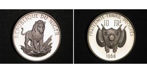 10 Franc Niger (1960 - ) Argento 
