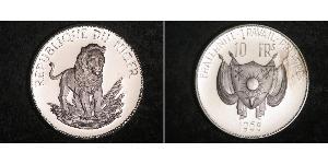10 Franc Niger (1960 - ) Argento 