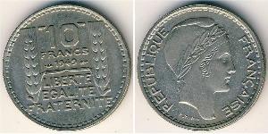 10 Franc Terza Repubblica francese (1870-1940)  Argento 