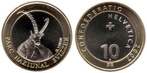10 Franc Suisse Bilame 