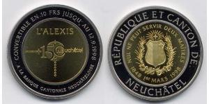 10 Franc 瑞士 Bimetal 