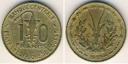 10 Franc African Union Bronze/Aluminium 
