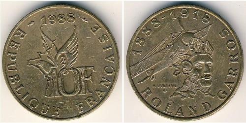 10 Franc Cinquième République (1958 - ) Bronze/Aluminium 
